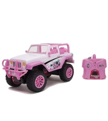 Carro Jeep Wrangler Para Niñas A Control Remoto Girlmazing Blanco