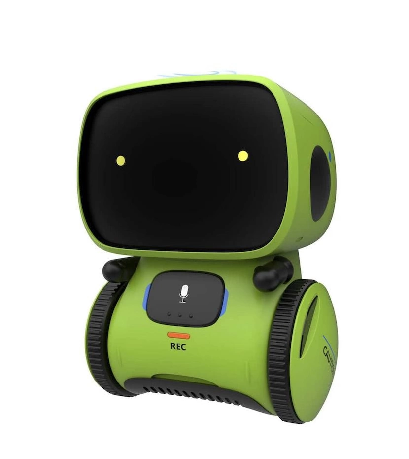 Robot Musical Inteligente Con Sensor Para Niños En Ingles Verde - VALMARA