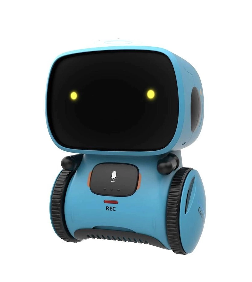 Robot Musical Inteligente Con Sensor Para Niños En Ingles Azul - VALMARA