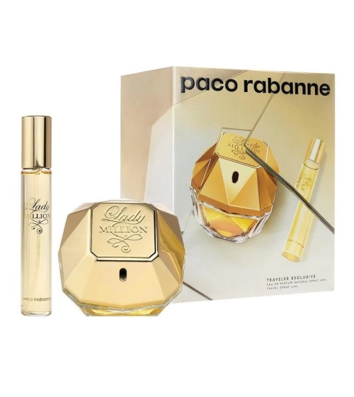 Estuche Viajero Lady Million De Paco Rabanne 2 Pcs Mujer EDP
