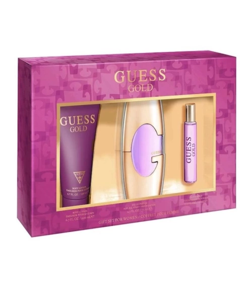 Estuche Guess Gold De Guess 3 Pcs Mujer EDT