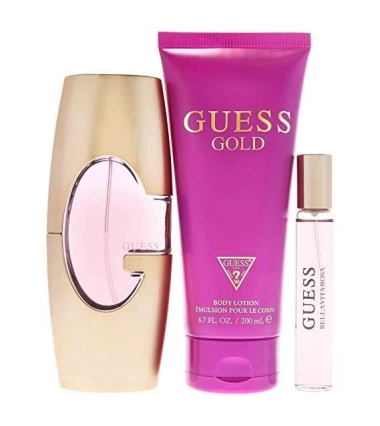 Estuche Guess Gold De Guess 3 Pcs Mujer EDT