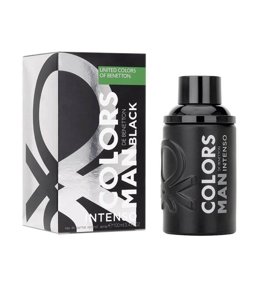 Colors Man Black Intenso De Benetton 100 ML Hombre EDP - VALMARA