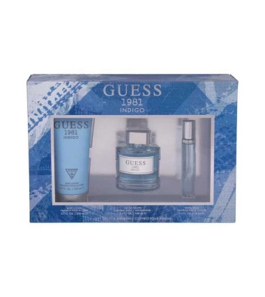 Estuche Guess 1981 Indigo De Guess 3 Pcs Mujer EDT