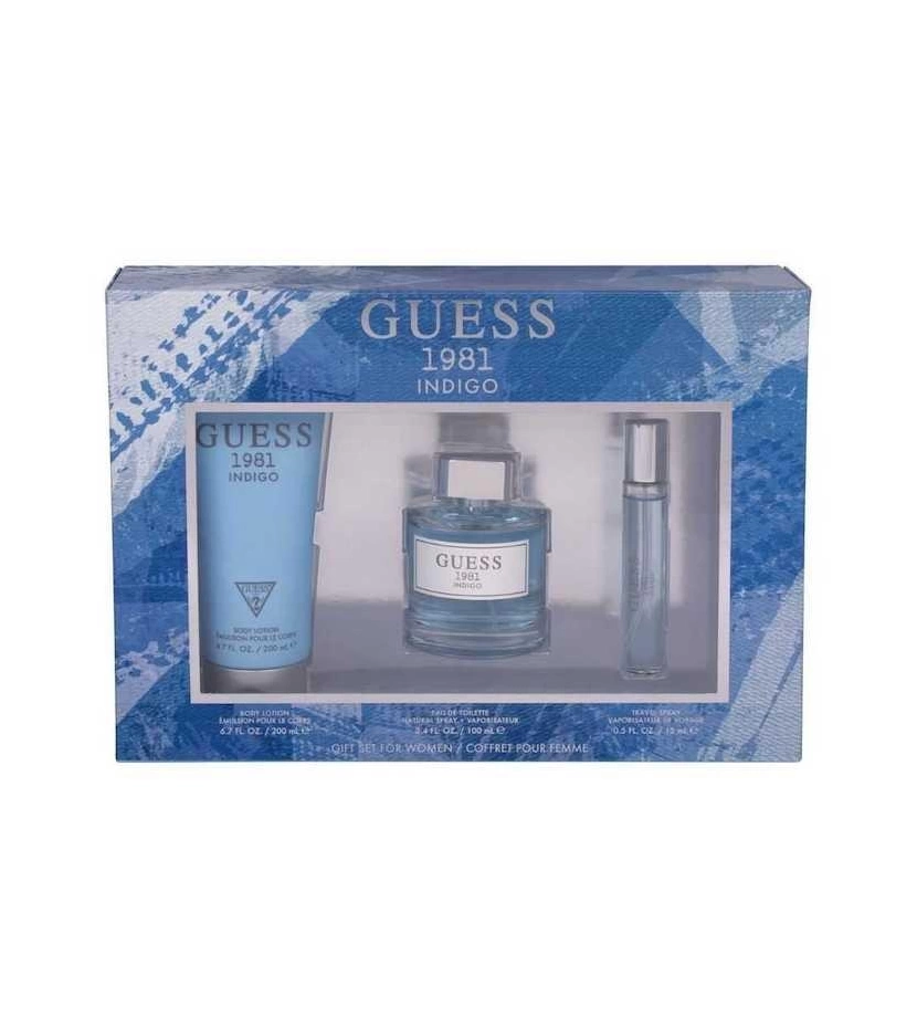 Estuche Guess 1981 Indigo De Guess 3 Pcs Mujer EDT - VALMARA