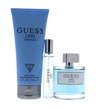 Estuche Guess 1981 Indigo De Guess 3 Pcs Mujer EDT