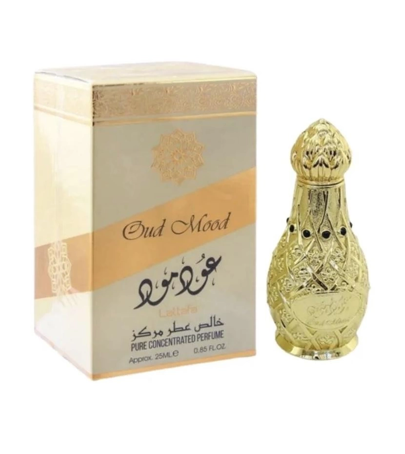 Oud Mood De Lattafa Pure Concentrated 25 ML Hombre - VALMARA