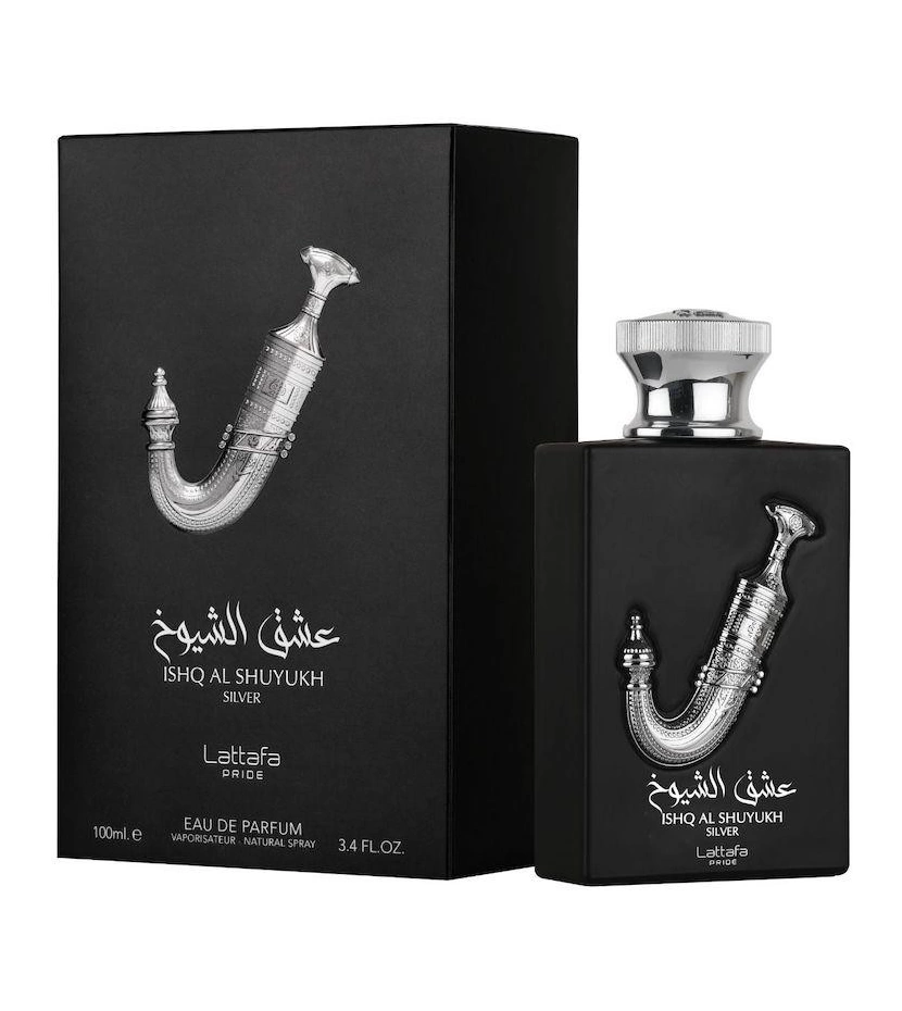 Ishq Al Shuyukh Silver De Lattafa 100 ML Hombre EDP - VALMARA