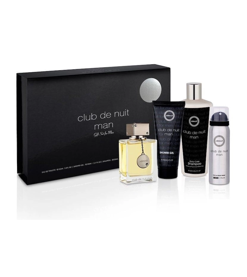 Estuche Club De Nuit Man De Armaf 4 Pcs Hombre EDT - VALMARA