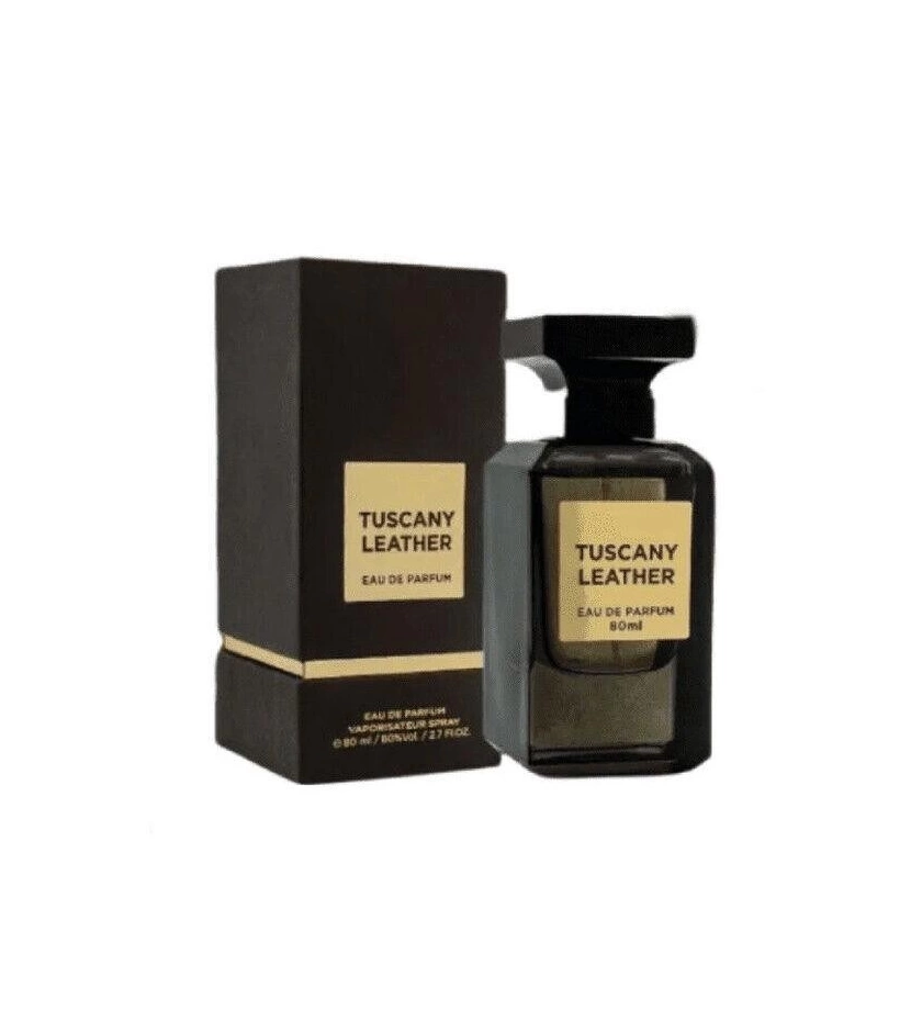 Tuscany Leather De Fragrance World 80 ML Hombre EDP - VALMARA