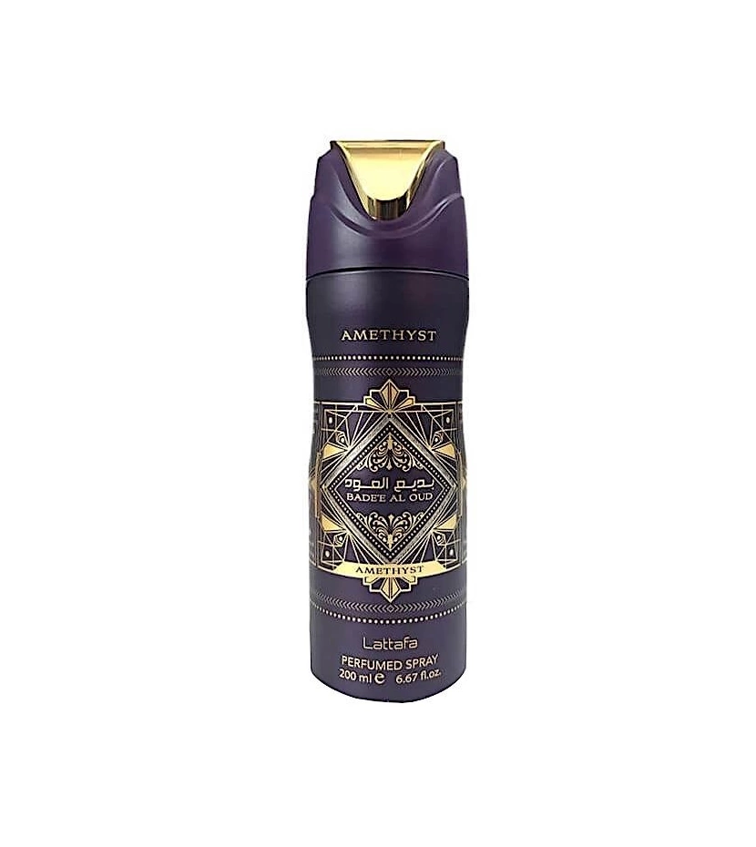 Spray Perfumado Bade'e Al Oud Amethyst De Lattafa 200 M Hombre EDP - VALMARA