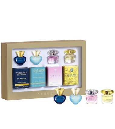 Set De Miniatura Versace 4 Pcs Mujer EDT