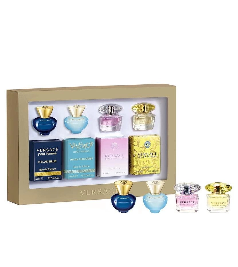 Set De Miniatura Versace 4 Pcs Mujer EDT - VALMARA