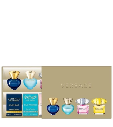 Set De Miniatura Versace 4 Pcs Mujer EDT