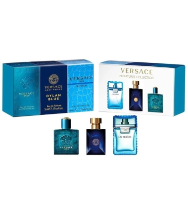 Set De Miniatura Versace Men 3 Pcs Hombre EDT