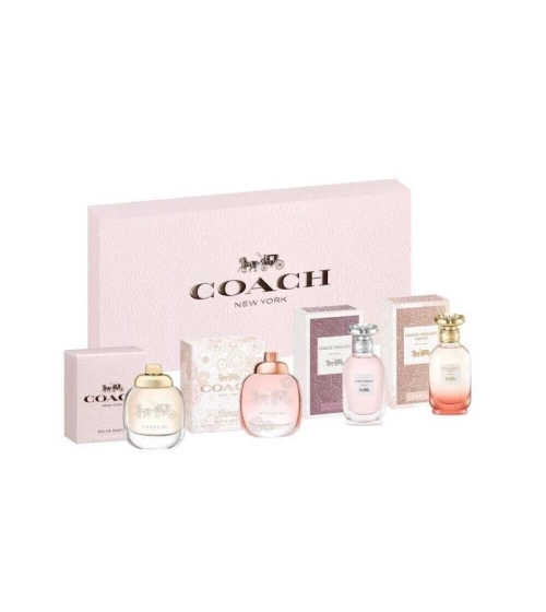 Set De Miniatura Coach 4 Pc Mujer EDT