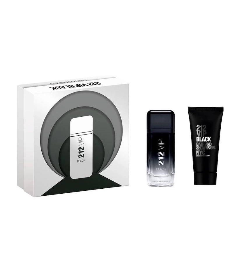 Estuche 212 Vip Black De Carolina Herrera 2 Pcs Hombre EDP - VALMARA