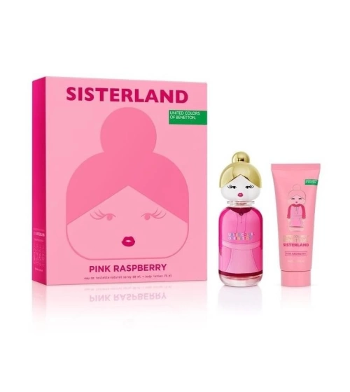 Estuche Sisterland Pink Raspberry De Benetton 2 Pcs Mujer EDP