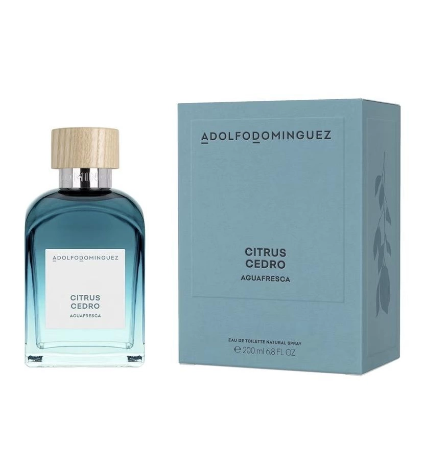 Agua Fresca Citrus Cedro Adolfo Dominguez 120 ML Hombre EDT - VALMARA