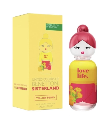 Sisterland Yellow Peony De Benetton 80 ML Mujer EDT