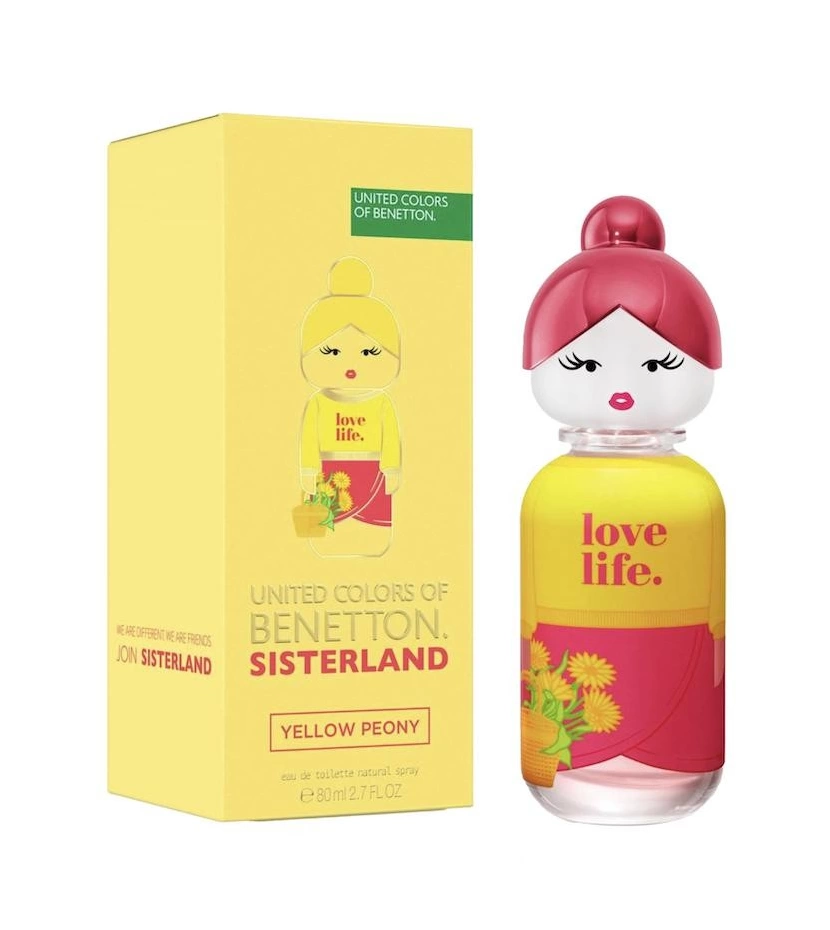 Sisterland Yellow Peony De Benetton 80 ML Mujer EDT - VALMARA