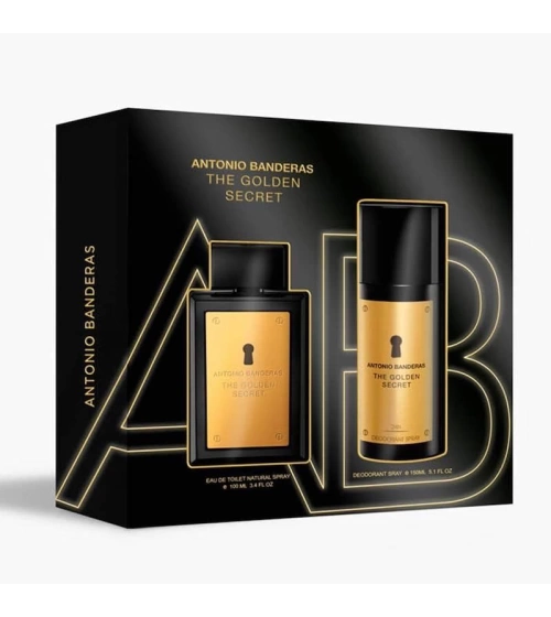 Estuche The Golden Secret De Antonio Banderas 2 Pcs Hombre EDT