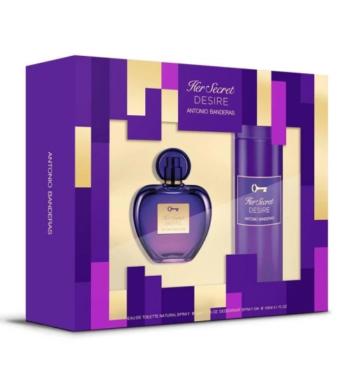 Estuche Her Secret Desire De Antonio Banderas 2Pcs Mujer EDT