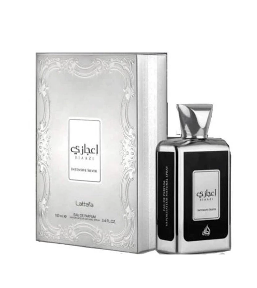 Ejaazi Intensive Silver Lattafa 100 ML Hombre EDP - VALMARA