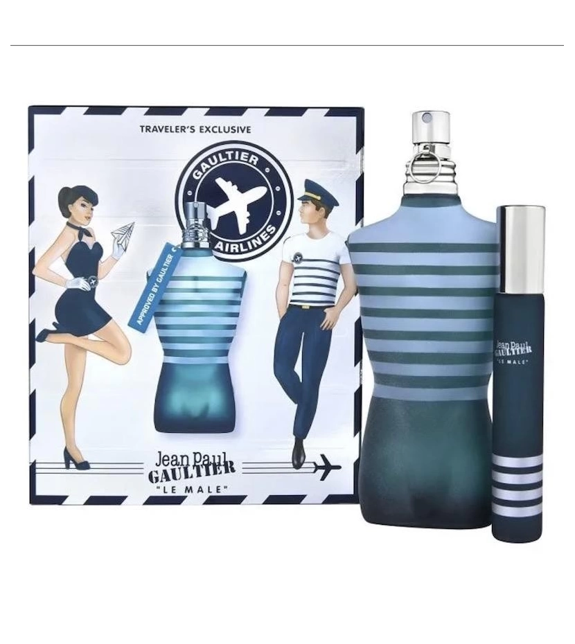 Estuche Le Male Jean Paul Gaultier 2 Pcs Hombre EDT - VALMARA