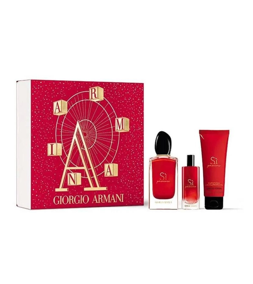 Estuche Si Passione Giorgio Armani 3 Pcs Mujer EDP - VALMARA