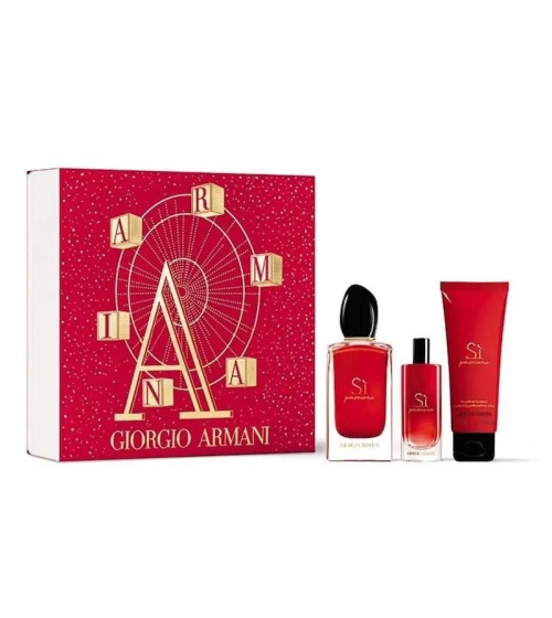 Estuche Si Passione Giorgio Armani 3 Pcs Mujer EDP