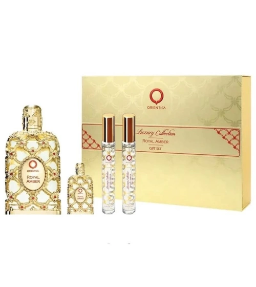 Set Orientica Royal Amber 4Pcs Hombre EDP