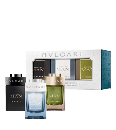 Set De Miniatura Bvlgari Hombres 3Pcs EDP