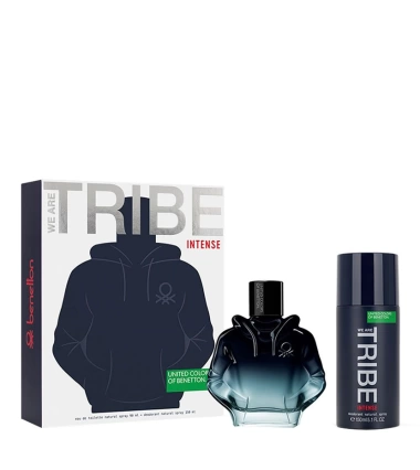 Set We Are Tribe Intense De Benetton 2 Pcs