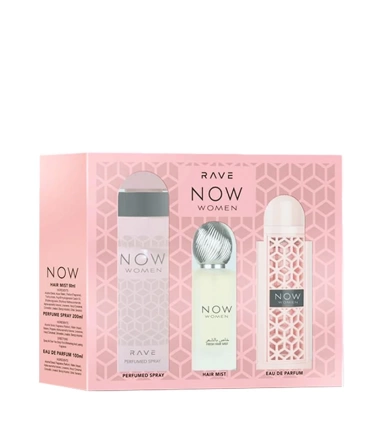 Set Now Women Rave Lattafa Mujer 3 Pcs EDP