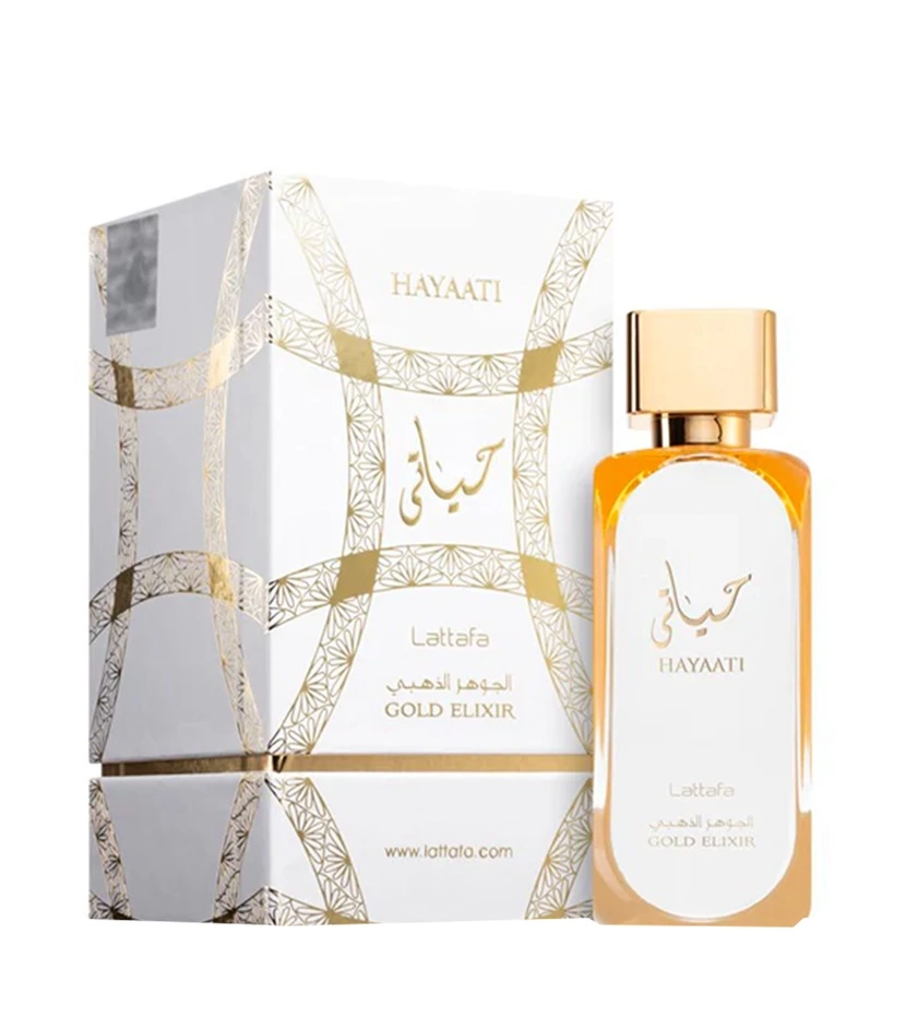 Hayaati Gold Elixir Lattafa 100 Ml EDP Unisex - VALMARA