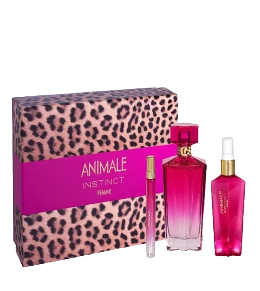 Set Animale Instinct 100 Ml EDP 3 pcs Mujer - VALMARA