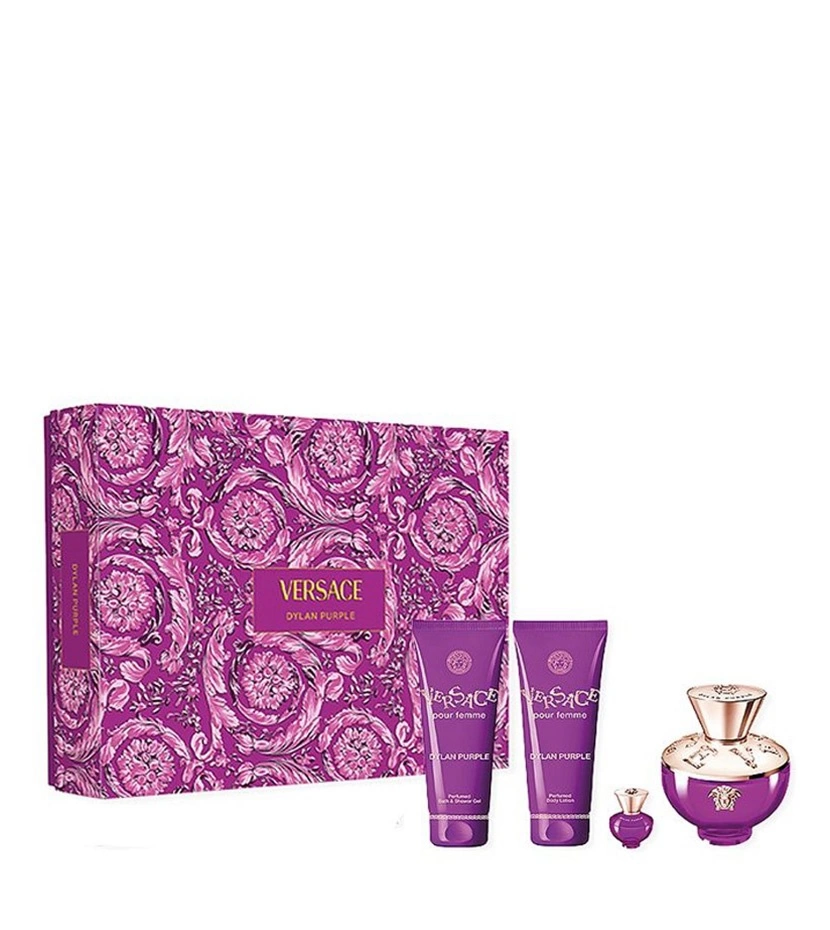 Set Dylan Purple Versace 4 Pcs EDP Mujer - VALMARA