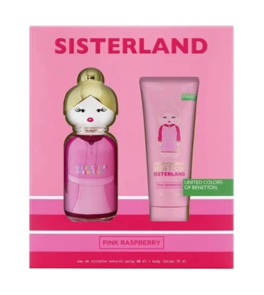 Estuche Sisterland Pink Raspberry De Benetton 2 Pcs Mujer EDP