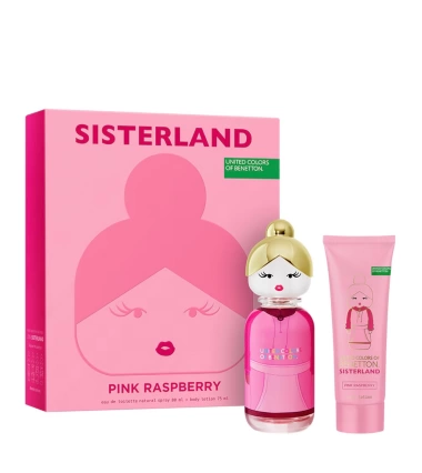 Estuche Sisterland Pink Raspberry De Benetton 2 Pcs Mujer EDP
