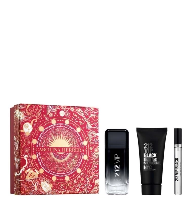 Set 212 VIP Black Carolina Herrera 3 Pcs EDP Hombre