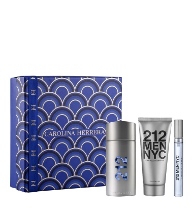 Set 212 Men NYC Carolina Herrera 3 Pcs EDT