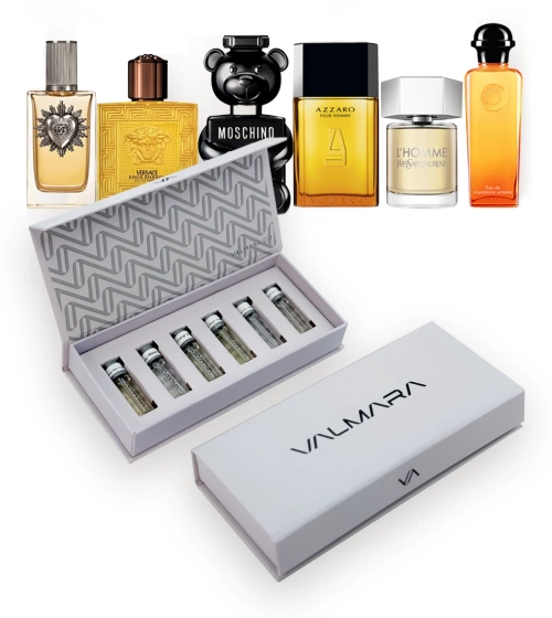 Valmara Box 6 Decants Diseñador 3 Ml Hombre