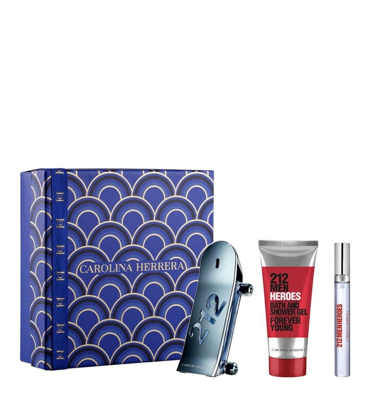 Set 212 Heroes Carolina Herrera Hombre 3 Pcs EDT - VALMARA
