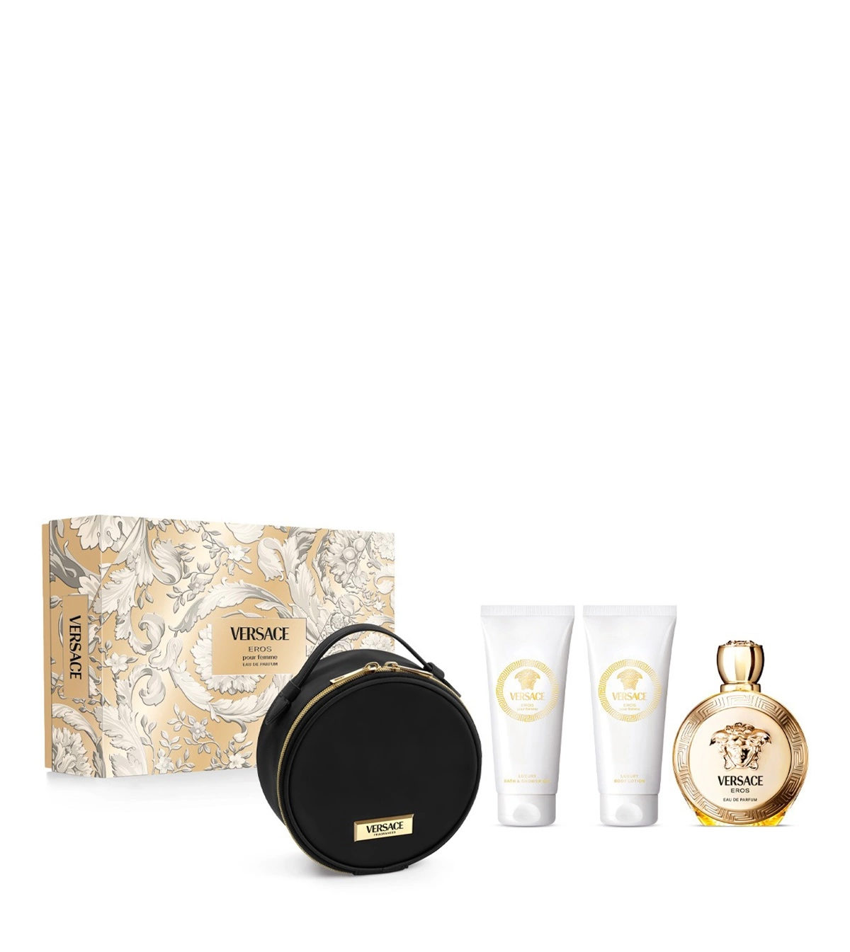 Set Eros Pour Femme Versace EDP 4 Pcs Bolso - VALMARA