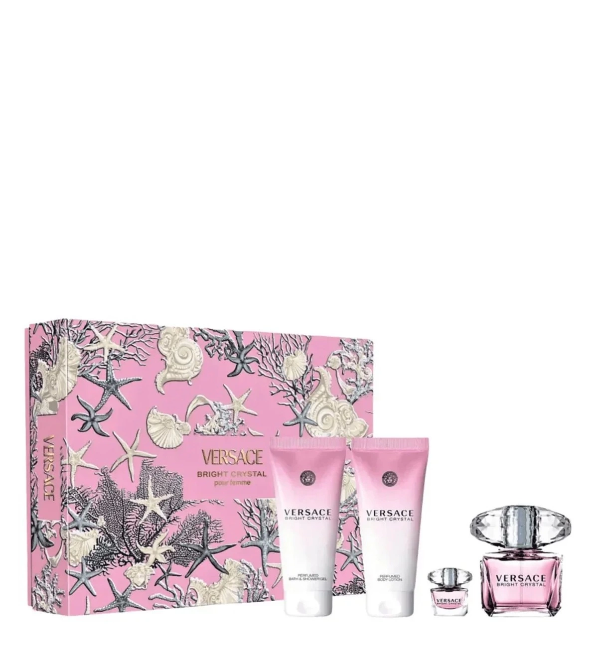 Set Bright Crystal Versace 4 Pcs Mujer EDT - VALMARA