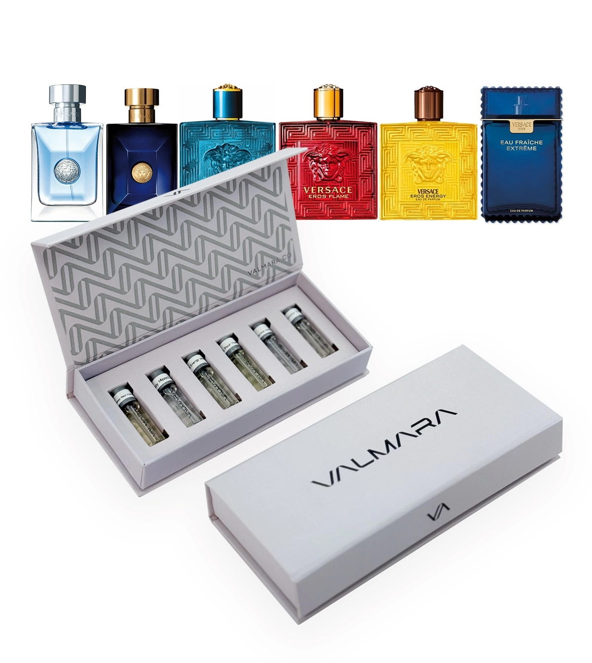 Valmara Box 6 Decants Versace 18 Ml (3Ml*6) Hombre - VALMARA