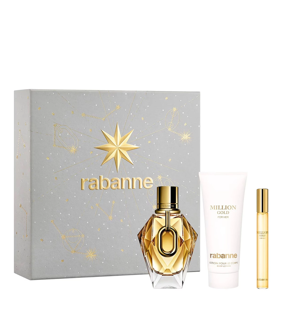 Set Million Gold Paco Rabanne 3 Pcs Dama - VALMARA