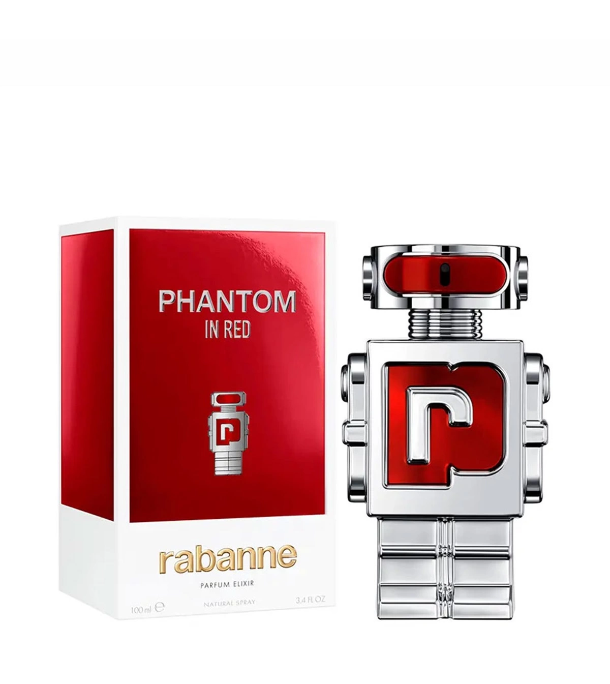Perfume Phantom In Red Rabanne Parfum Elixir 100 Ml Hombre - VALMARA