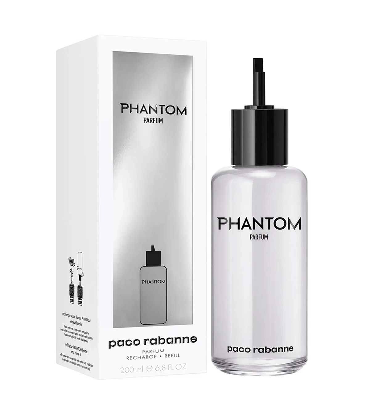 Refill Phantom Rabanne Parfum 200 Ml - VALMARA
